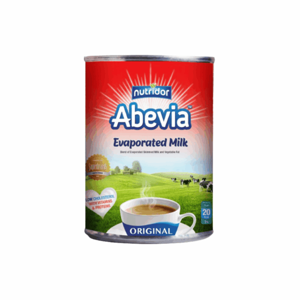 ABEVIA Evaporated Milk 400 gms with Flat Lid