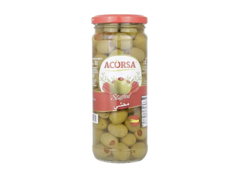 ACORSA OLIVES GREEN PITTED JAR 170g