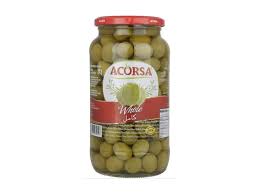 ACORSA OLIVES GREEN PLAIN JAR 200g