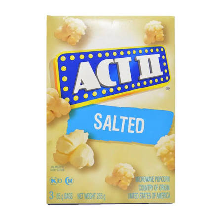 ACT II POPCORN SALTED FLAVOUR 255g
