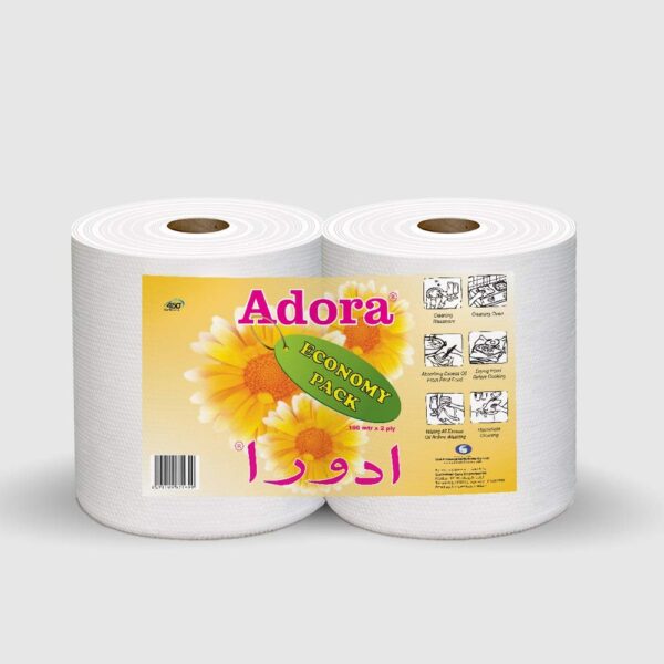 Adora Maxi Roll 150 mtrs 2 ply 20cm Embossed