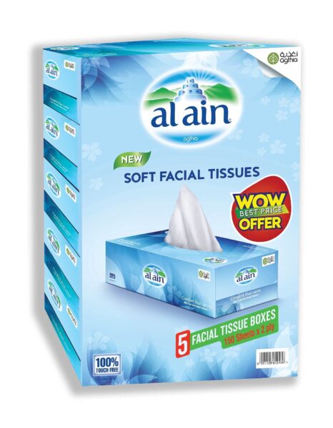 Al Ain Facial Tissues 150X2 Ply