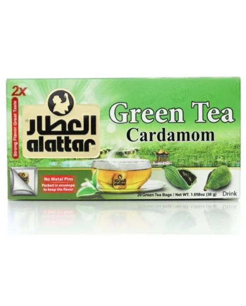 AL Attar Cardamom Green Tea Bags 20S