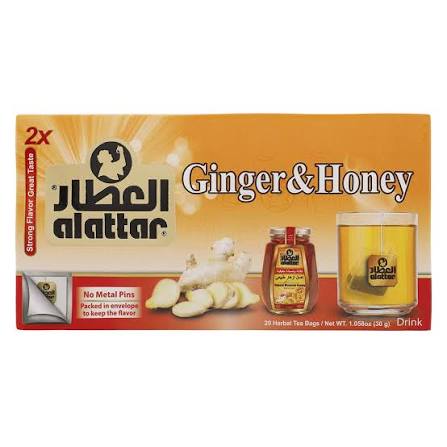 AL Attar Ginger & Honey Tea Bags 20S