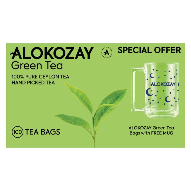 Alokozay Green Tea 100 Tea Bags