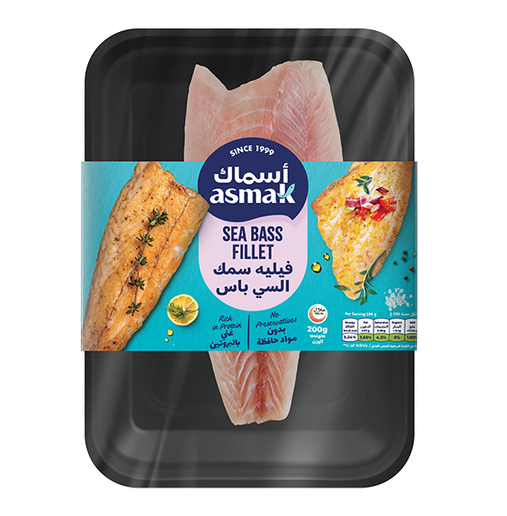 ASMAK SEA BASS FILLET 200g