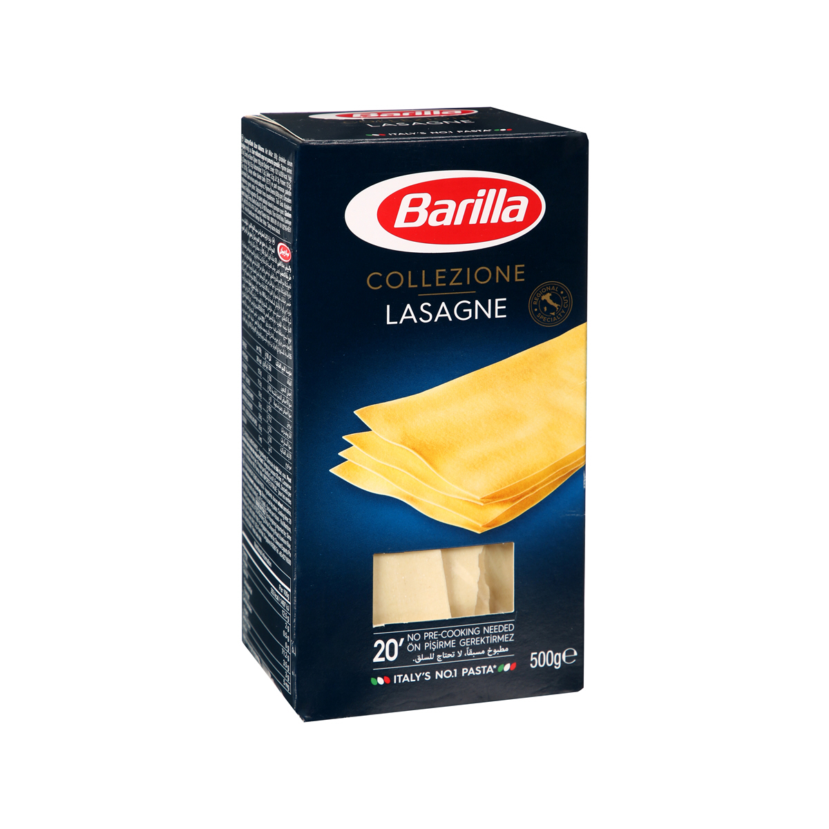 Barilla Semolina Lasagne Yellow Colisone 500g
