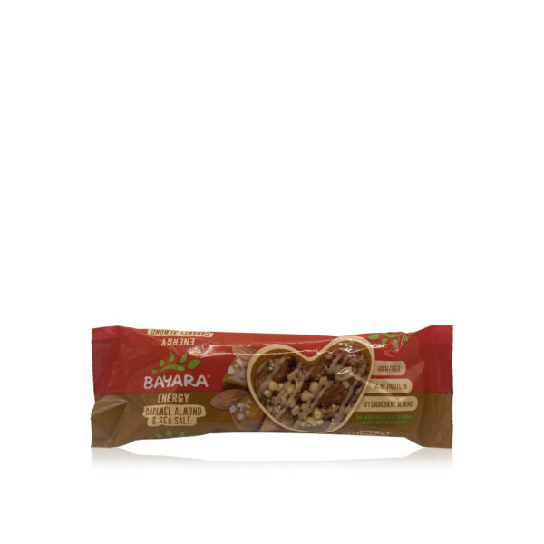 Bayara ENERGY BARS CARAMEL ALMOND & SEA SALT 40G