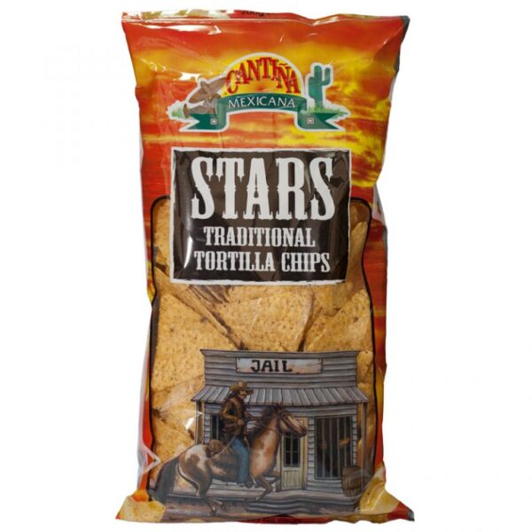 CANTINA TORTILLA CHIPS STARS TRADITIONAL 200 gm