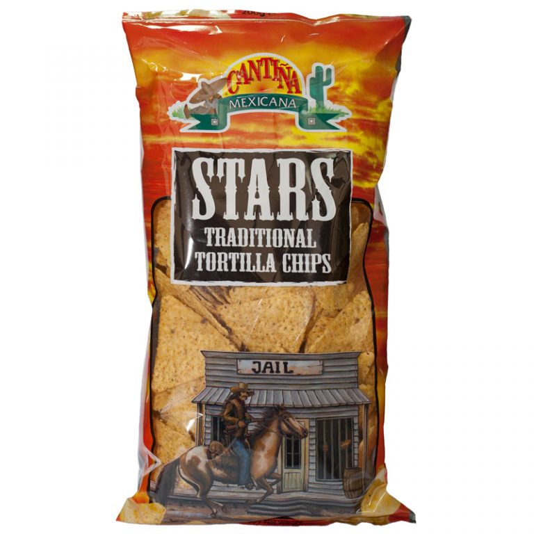CANTINA TORTILLA CHIPS STARS TRADITIONAL 200 gm