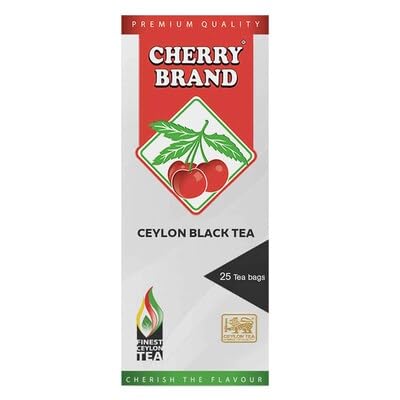 Cherry Ceylon Black Tea 25 Bags