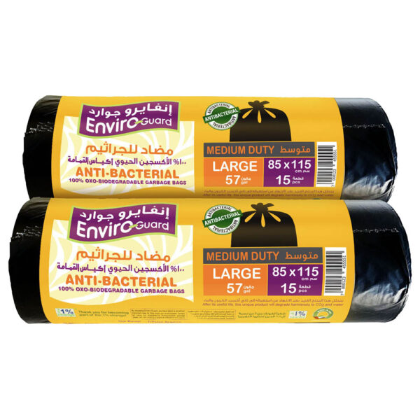 ENVIRO GUARD ANTI BACT. 85X115CM BLACK ROLLS