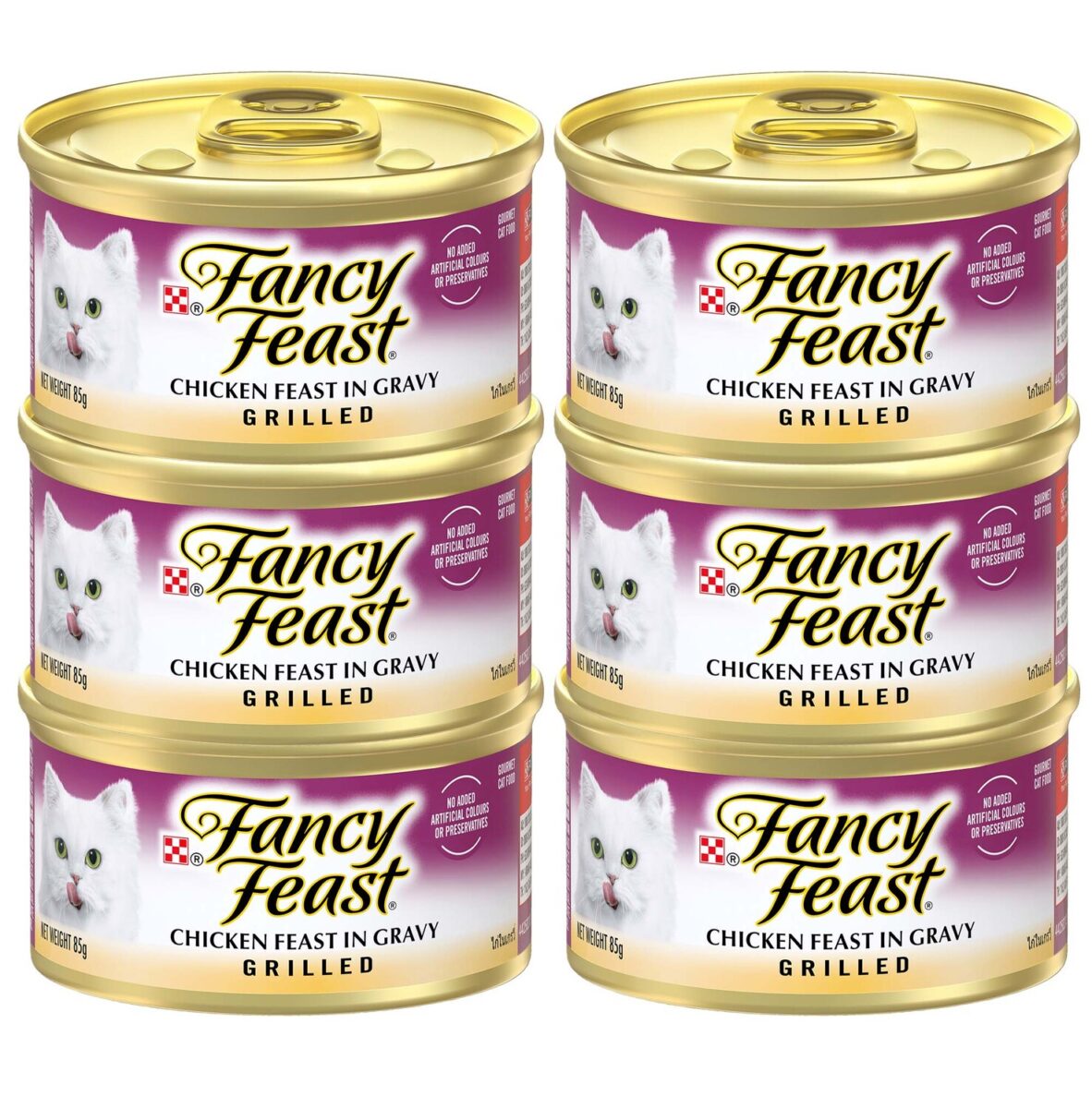 Fancy Feast Chicken in Gravy Cat Wet Food 6 X 85 gm