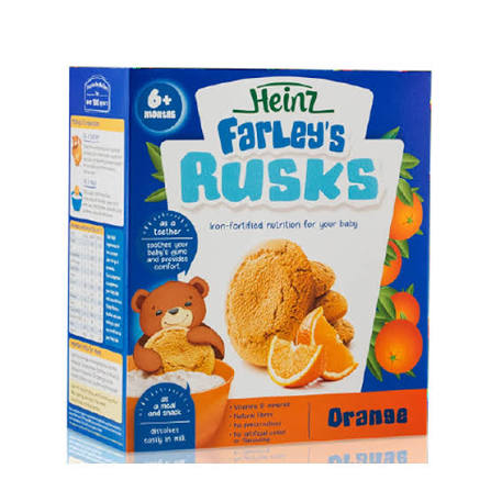 FARLEY'S RUSKS 18 ORANGE 300 GMS