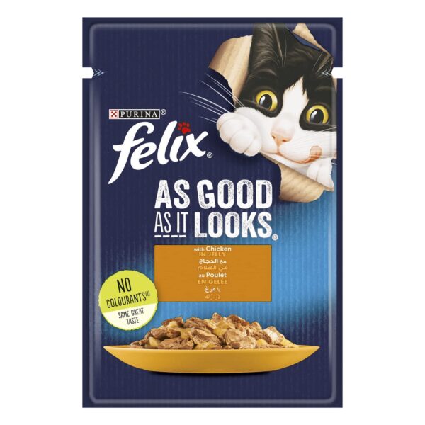 Felix As Good As It Looks Chicken Jelly 85g