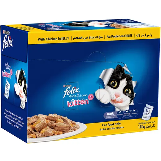 Felix Junior With Chicken In Jelly 12X85G