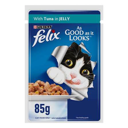 Felix Purina Tuna in Jelly POUCH 85G