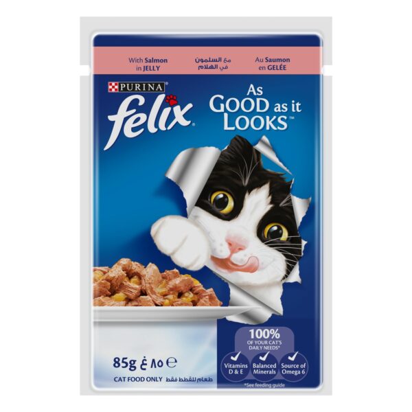 Felix with Salmon In Jelly 85g