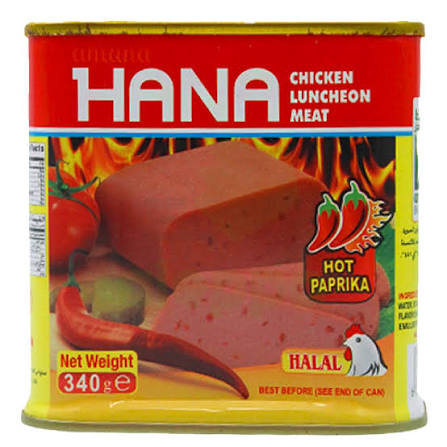 HANA Chicken Luncheon Meat Hot Pepper 340g