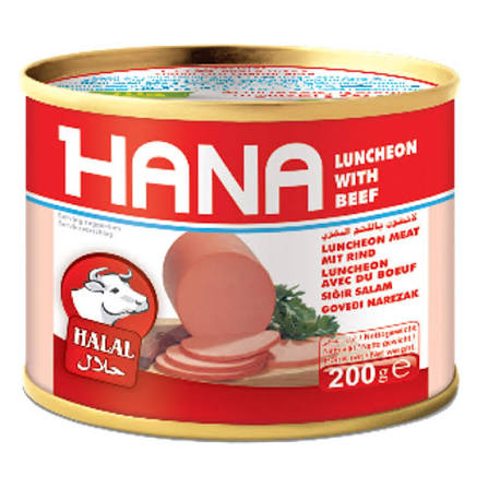 HANA Luncheon Meat with Beef 200g