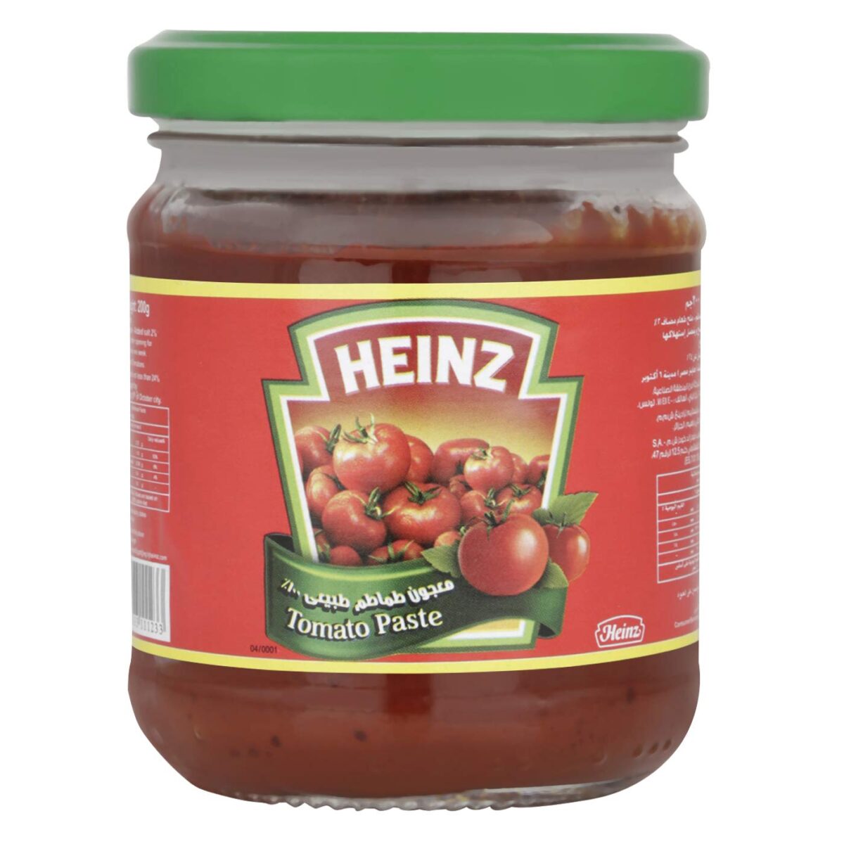 HEINZ TOMATO PASTE JAR 200 GMS