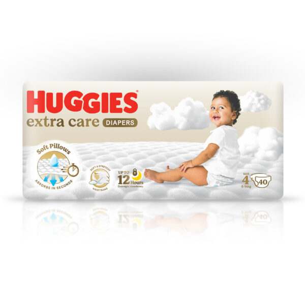 HUGGIES EXTR CARE S4 40'S@36.7% OFF SNGL