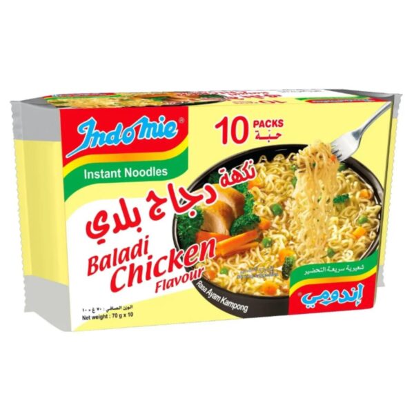Indomie Chicken Noodles 10X70g