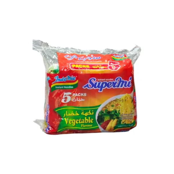 Indomie Supermi Vegetable Flavour Noodles 5X70g