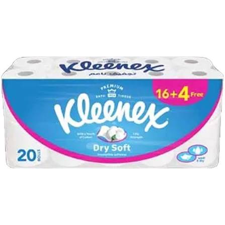 KLEENEX BATH TISSUE DRI SOFT 200'S (16 + 4 FREE)