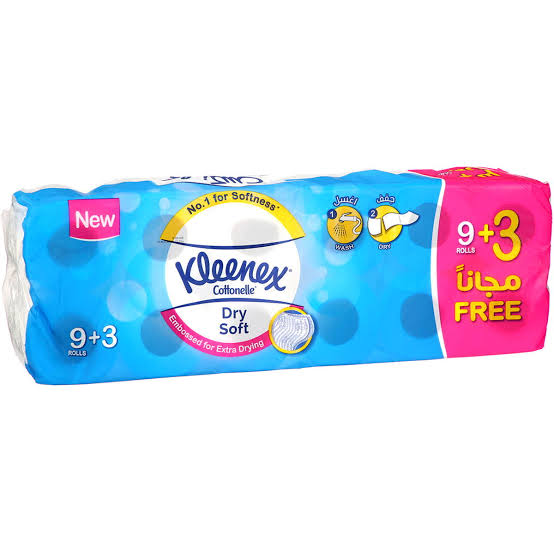 KLEENEX BT DRY SOFT 200S 12 ROLLS VALPK 9+3