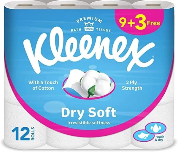 KLEENEX BT DRY SOFT 200S (9+3 FREE)