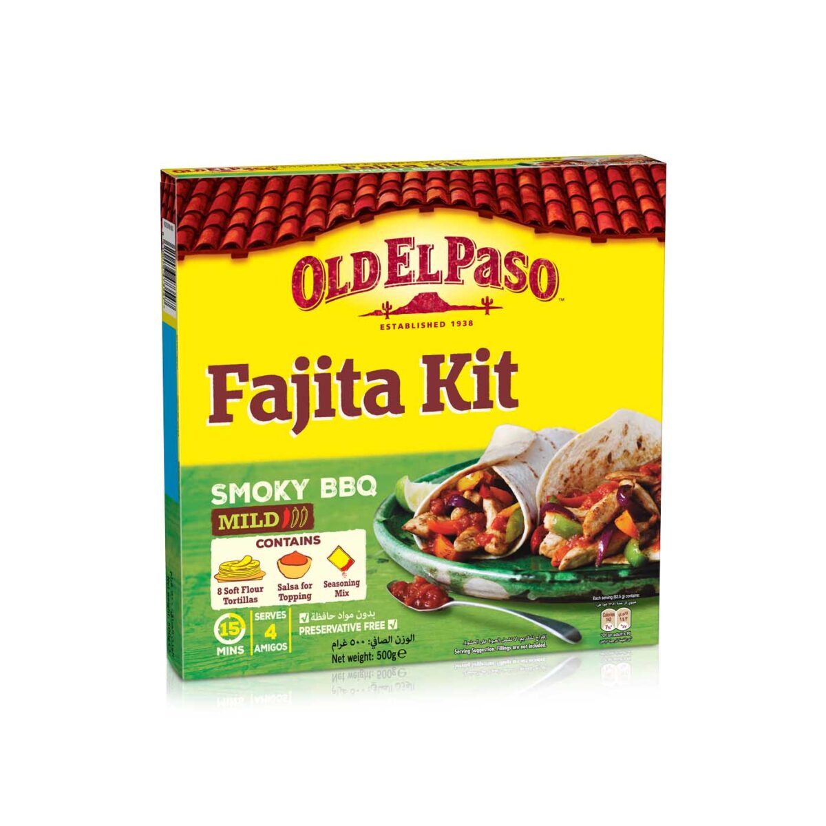 OLD EL PASO 6 LARGE TORTILLAS FLOUR 350G