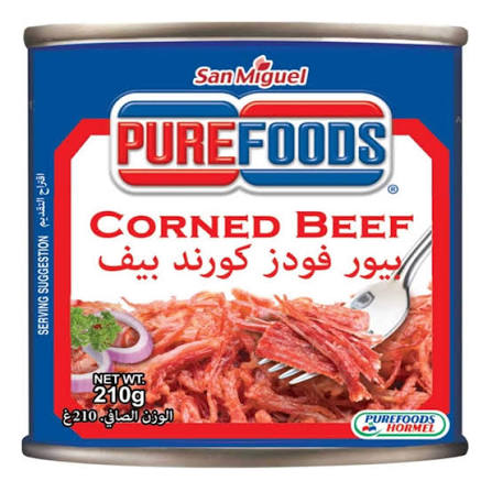 PUREFOOD CORNED BEEF 210GM