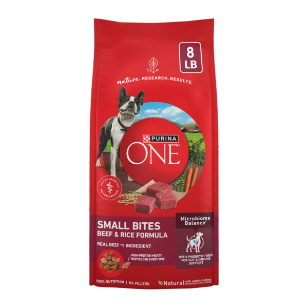 Purina One Small Bites Dog Food in Beef & Rice Formula 3.63kg
