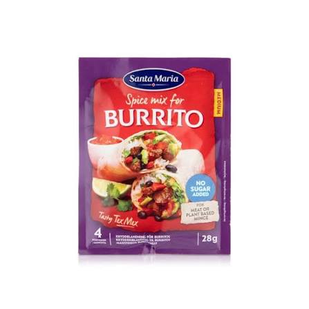 Santa Maria Burrito Spice Mix 28g
