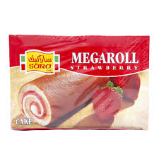 SARA MEGA ROLL STRAWBERRY 6x60gm