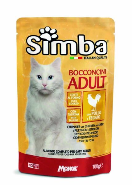 SIMBA CAT FOOD CHICKEN & LIVER 100g