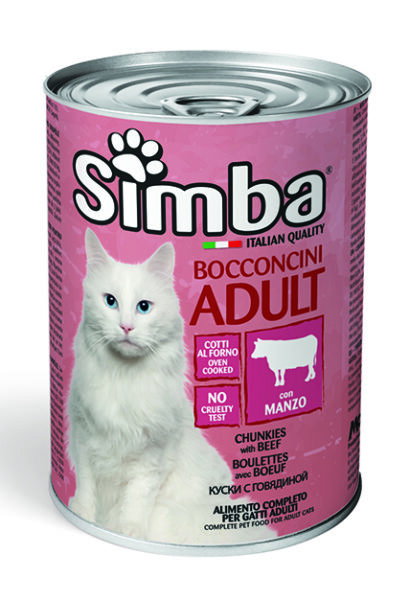 SIMBA CAT FOOD CHUNKIE BEEF 400g