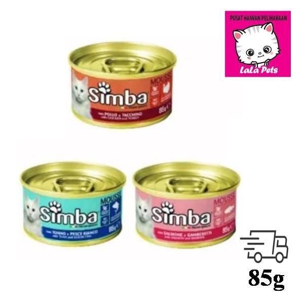 SIMBA MOUSSE CAT FOOD TRI PACK 3x85g