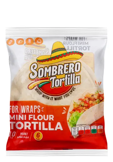 SOMBRERO PLAIN MINI TORTILLA 280g