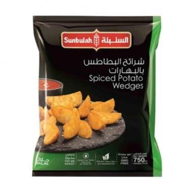 SUNBULAH POTATO SPICY WEDGES 750 GM